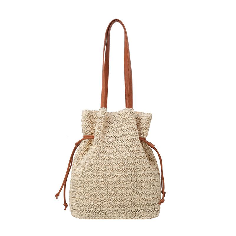 Large Capacity Bag Women's New Shoulder Bag Fashion Seaside Vacation Beach Bag