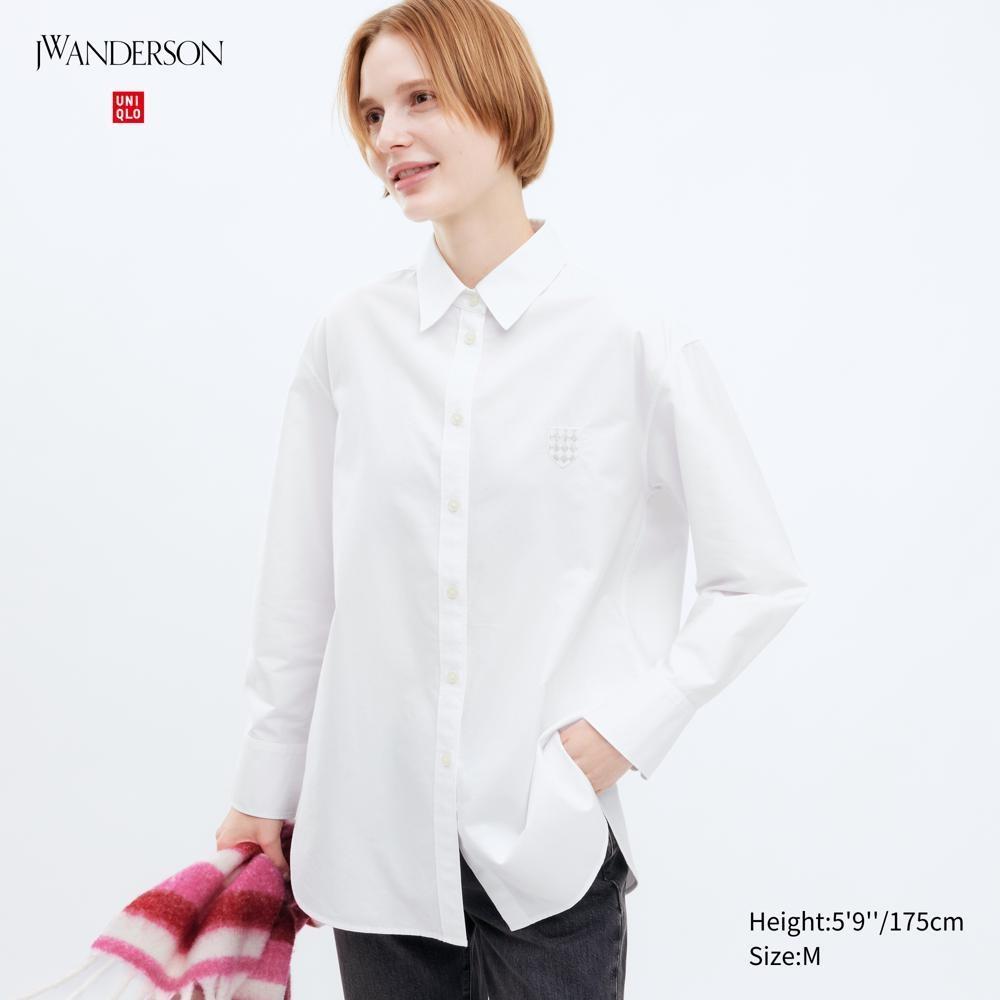 

UNIQLO Длинная оксфордская рубашка (длинный рукав)