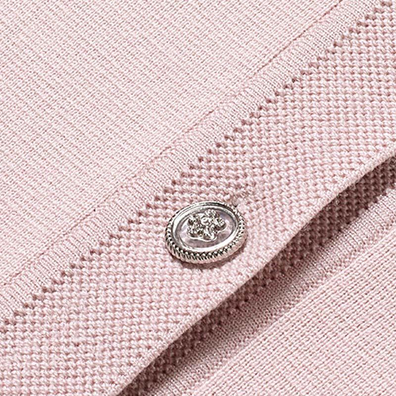 JESSIE Women's Sweet Lapel Knit Cardigan