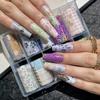 Leopard Print Nail Foils Flower Nail Art Stickers Professional Manicure Decals  Nail Decoration