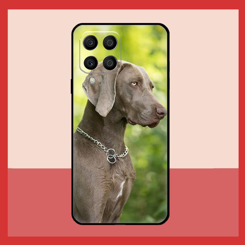Weimaraner Dog Case For Samsung Galaxy M52 M32 M53 M16 M11 M21 M31 M35 M12 M13 M14 M15 M36 M56 M55 M34 M54