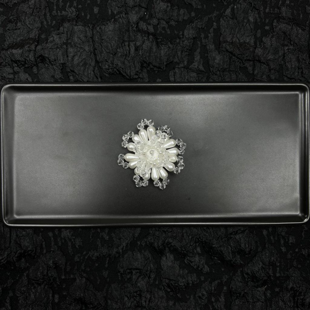 Dopamine Handcrafted Beaded Jelly Shoes Sports Sandals Accessory Diy Shoe Decorative Colorful Flower Slippers Buckles