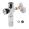 Coffee Beer Mini Gas Regulator,0‐30PSI Compact Sturdy with Ball Lock Disconnect,for