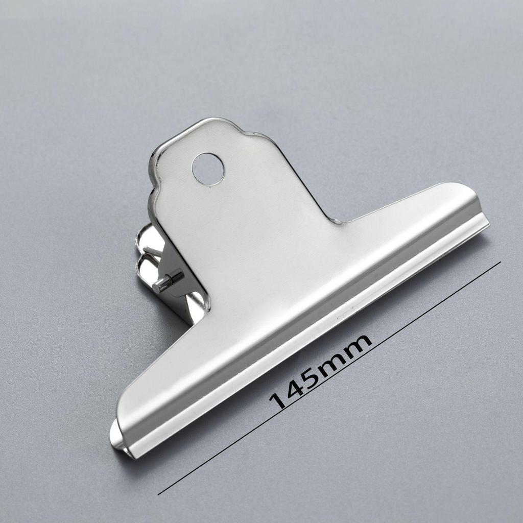 U-förmiger Zeichenbrettklemme aus Edelstahl - 160mm Metallklammer für Büro & Studenten