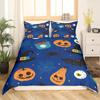 Pastel Pumpkin Bedding Set Spooky Pastel Halloween by patricia_lima - Spooky Ghosts Cotton Sateen Duvet Cover OR Pillow Shams