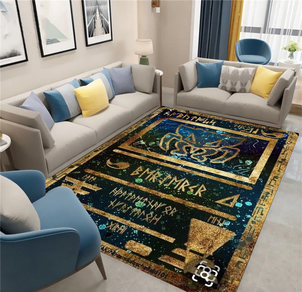 Kober s motivem Pokemon Kreslená karta pro obývací pokoj Ložnici Dekorace, Podložka pod nohy k pohovce Rohožka Dárek Dítě