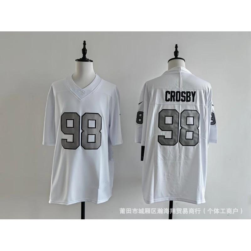 Raiders Team Football Jersey Embroidered American Shirt Adult Unisex