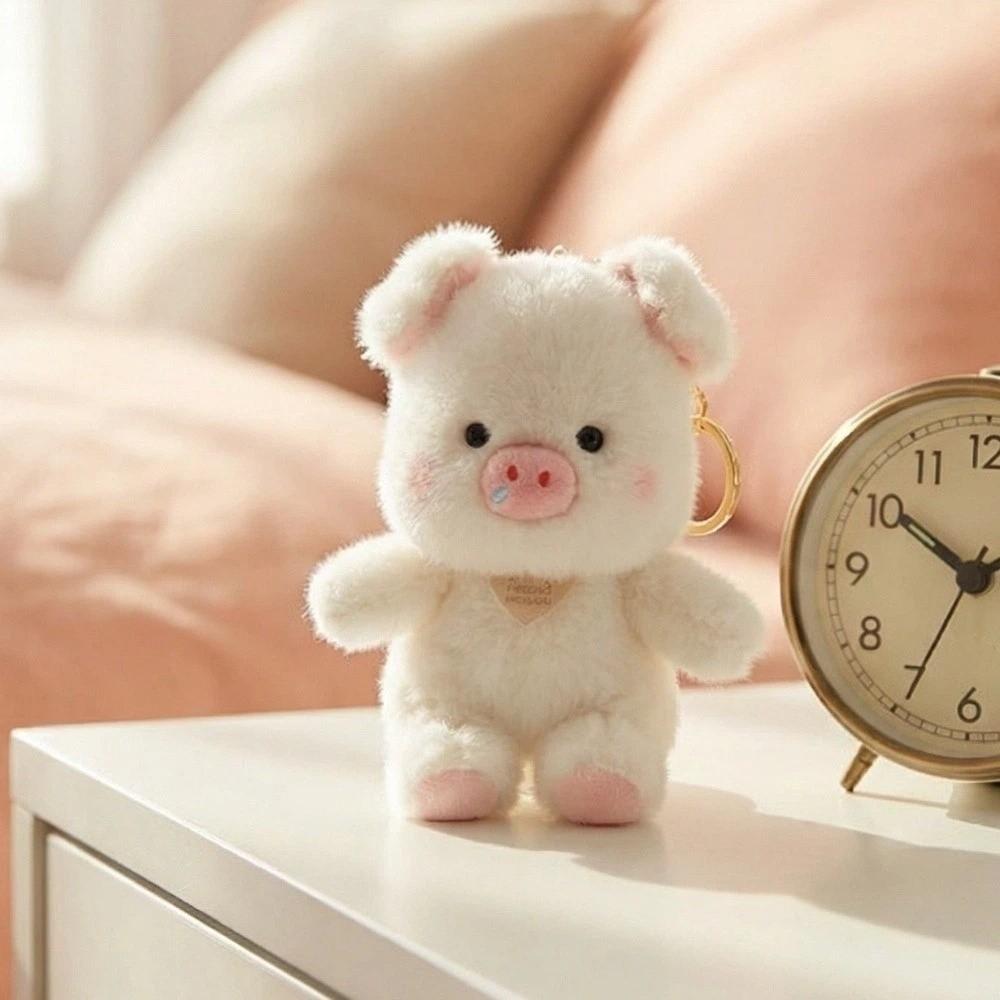 Cartoon Stuffed Pig Pendant Cute Bag Hanging Bag Charm Plush Pig Keychain  Gifts