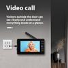 M10s Video Doorbell with Camera 2-Way Audio Wireless Door Bell 4.3inch Screen for Home Office