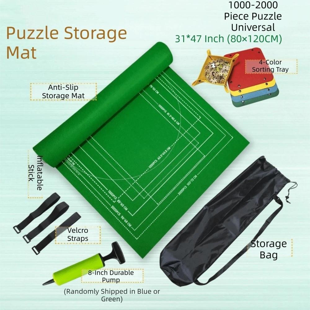 Roll Up Jigsaw Puzzle Storage Mat Set Puzzles Keeper  Parent-child Early Education