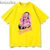 2023 Karol G Bichota T-shirts Music Singer Graphic Rapper Summer Unisex/Women Tshirt Hip Hop Funny Print T Shirts Short Sleeve Tops