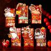 6pcs Traditional 2026 Horse Year Red Envelope Cartoon Red Packet Lucky Money Pouch  Spring Festival
