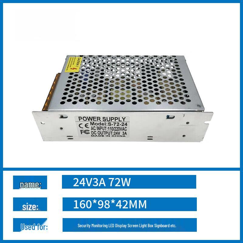 

Zhuochi 110/220V to 24V DC Switching Power Supply CN plug (adapter included)