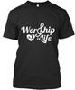 Worship Is Life - Premium TTshirt Made In the USA Size S To 5XL