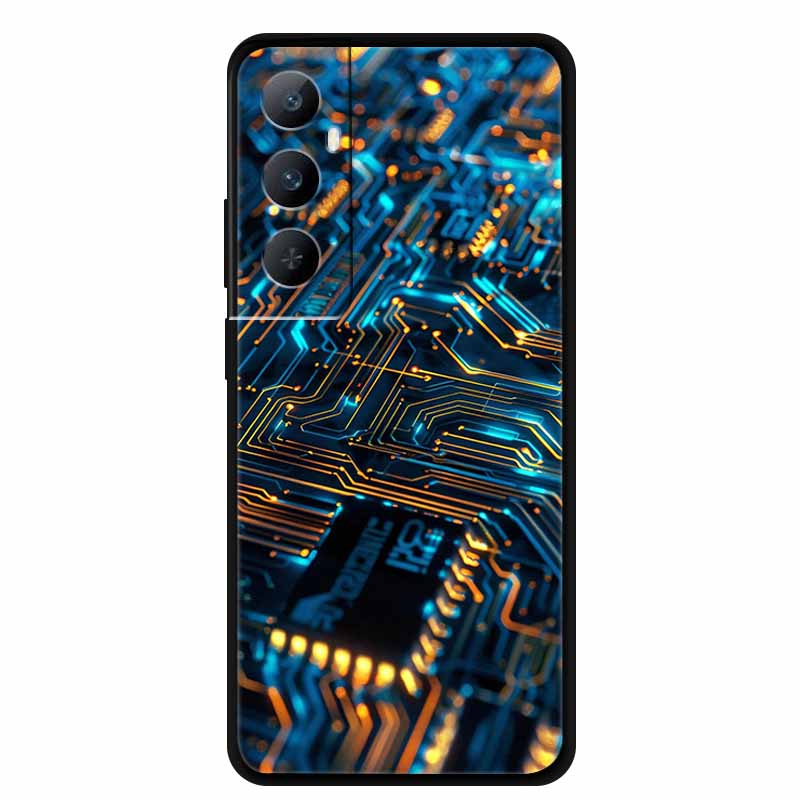 For Realme C65 4G Global C 65 Phone Case Marble Patterns Back Cover TPU Soft Silicone Protector Shield Funda for RealmeC65 Capa