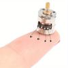 10pcs Mini 2-phase 4-wire Stepper Motor Miniature Stepper with Gear Small Tiny Micro Motor Toy Engine DIY