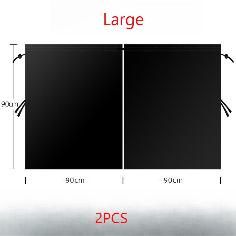 Universal Car Privacy Curtains Set - Magnetic Rear Seat Divider & Side Window Blackout Shades for Sun Protection & Privacy