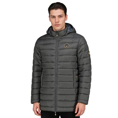 Kurtka męska Geographical Norway AMIGOMAP LONG HOOD DB DGREY MEN 233 DARK GREY (WZ5086H/GN-GRIS FONCÉ)