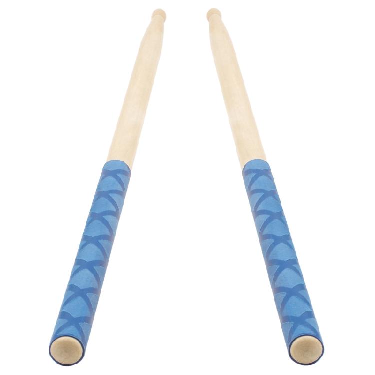 1Pair Drumstick Grips Absorb Sweat Sleeves Soft Tip Non-slip Cover Wear-resistan