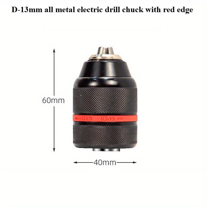 Drill Chuck 0.8-10 2-13mm 3/8-24 1/2-20 UNF Converter Self-Locking Keyless Quick Change Hex Shank SDS-Plus Square Socket Driver