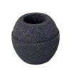 Pot de fleurs de jardinage HACHI Aqua Plant Pot Ball antibactérien M noir pour stocker l'eau