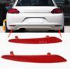 Auto Rear Bumper Reflector Warning Light Strip Cover Bar for VW Scirocco 2009 2010 2011 2012 2013 2014 1K8945105 1K8945106