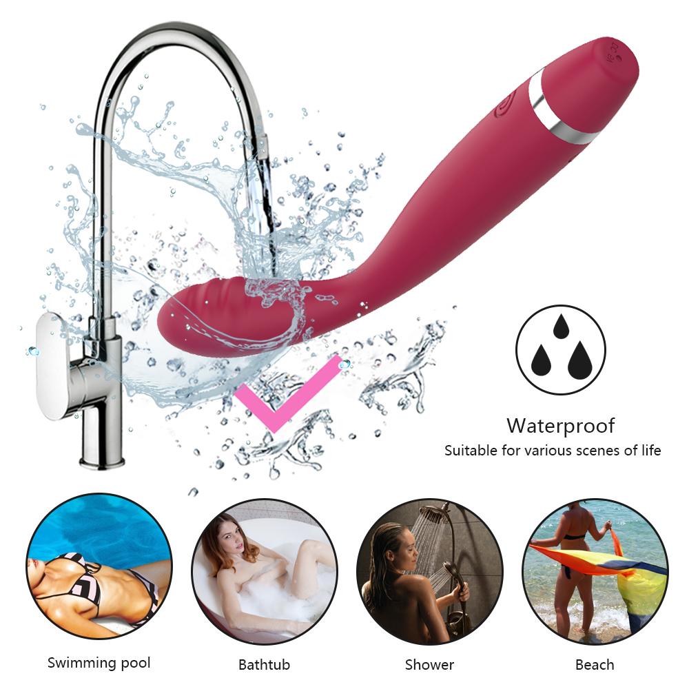 Soft Dildo Vibrator Clitoris Stimulator Waterproof Masturbator Sex Toys for Women