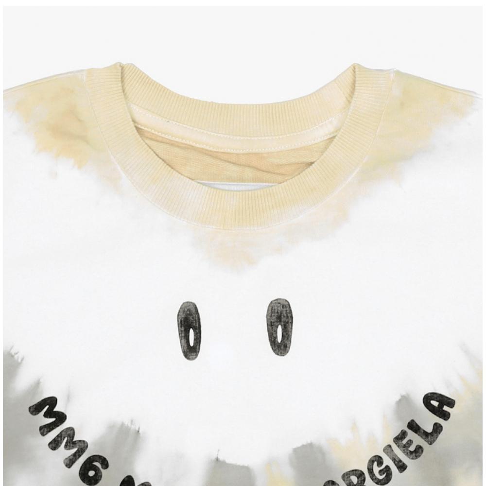 Maison Margiela Kids Smile Numbering Logo Sweatshirt M61007
