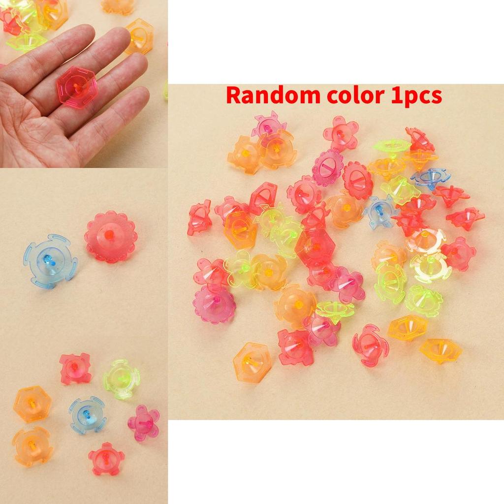Hand Twist Transparent Gyroscope With Colorful Design For Childrens Gift