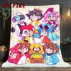 Mikecrack Cartoon Theme Design 2D Flat Pattern Flannel Blanket High Quality All Seasons Warmth and Comfort Perfect for Christmas Gifts.PMT0914166