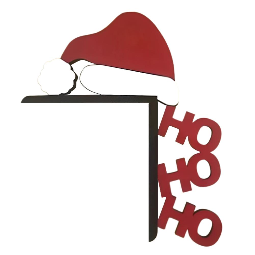 Świąteczne Nakładki na Drzwi Dekoracja Zimowa Świąteczna Dekoracja Narożnika Drzwi Znak Narożnika Drzwi Dekoracja na Aktywności Świąteczne Ornament