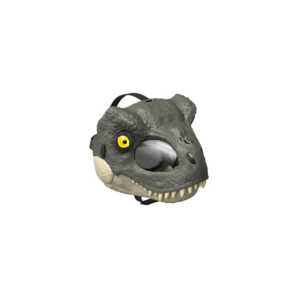 

Mattel Jurassic World T-Rex Mask Action Figure Green Large Moving Dinosaur Toy for Kids Ages 6 and Up