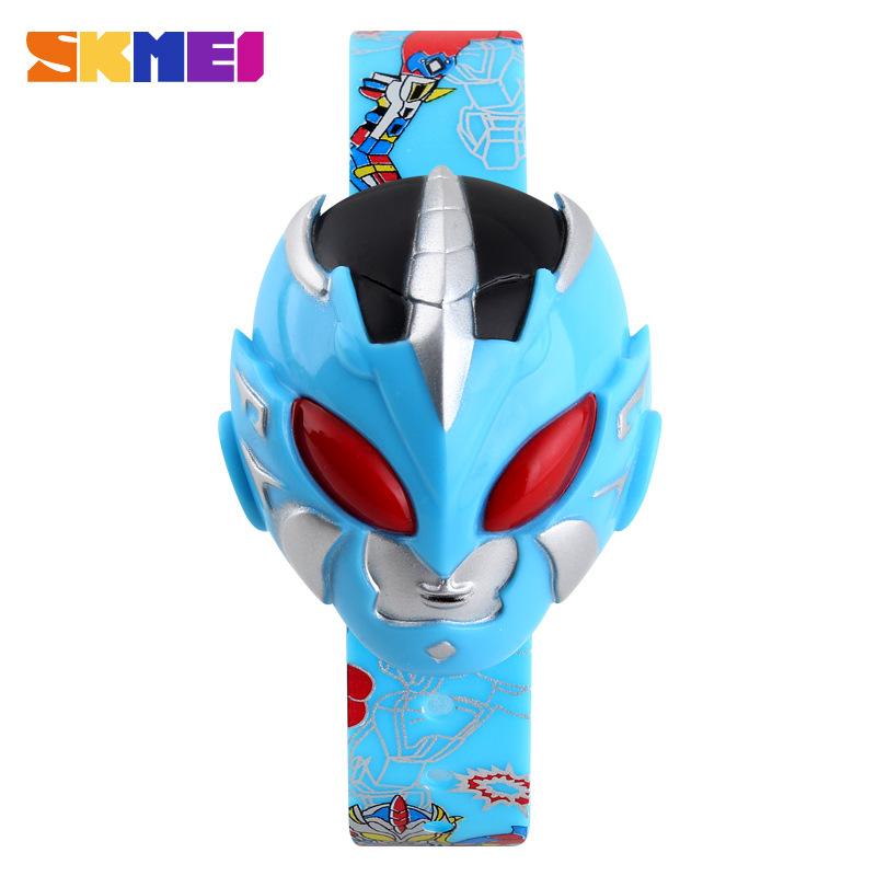 

Новий електронний годинник для ляльок Moment Америки дуже популярний, дитячий годинник модний супермен спортивний дитячий іграшковий годинник чоловічий світло-синій колір