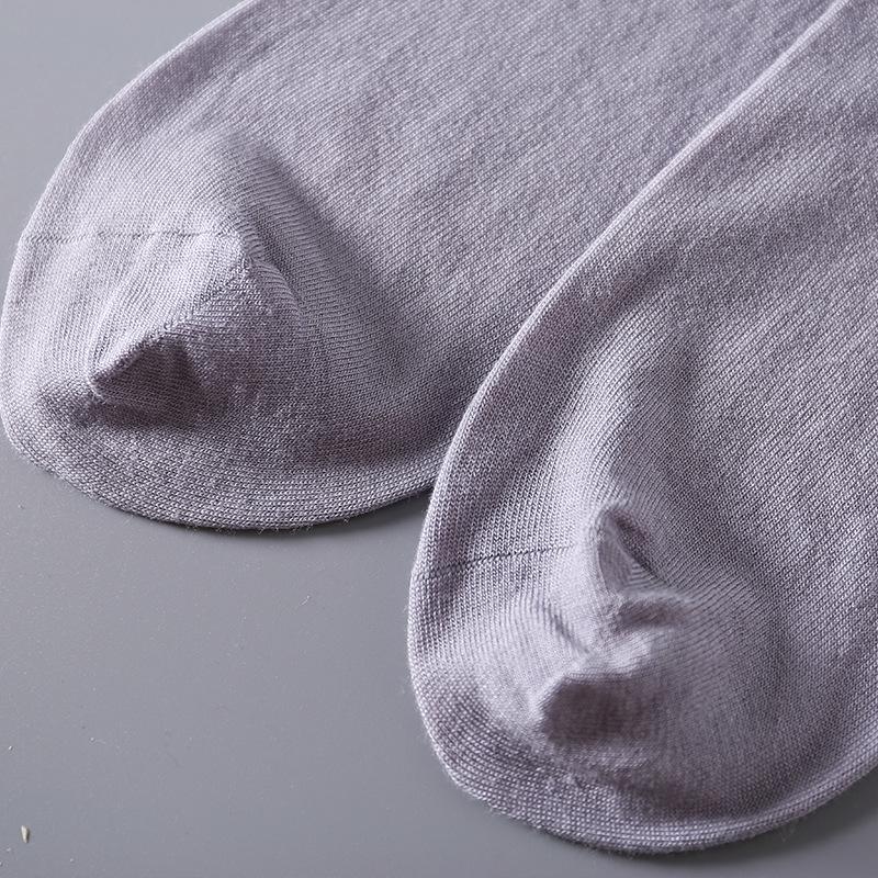 Men's Silk Socks for Healthy Foot Care - Ideal for Spring, Summer, and Autumn
