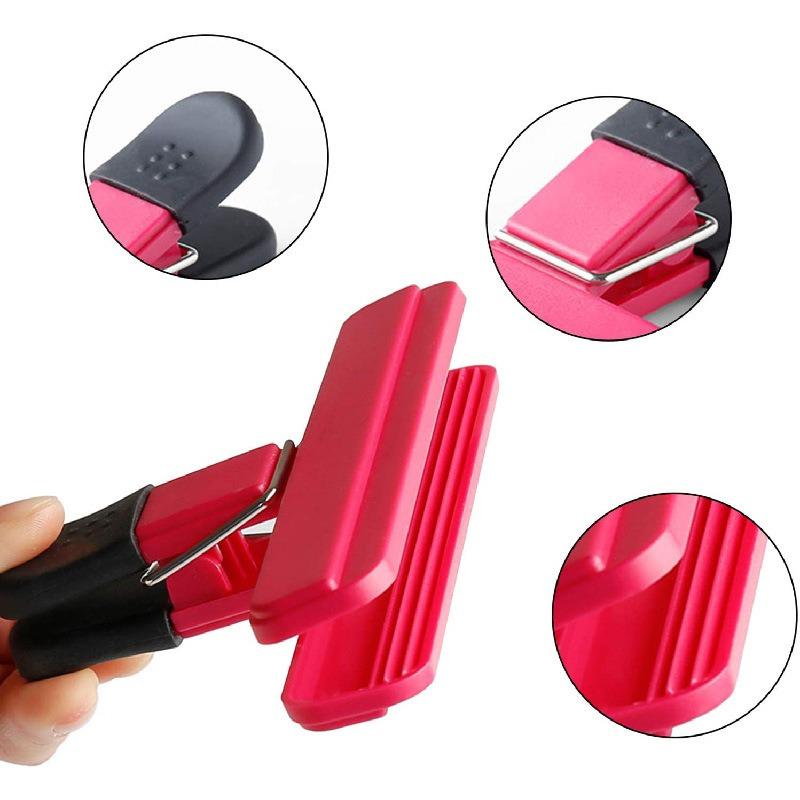 Bag Clips Large Chip Bag Clips Plastic Assorted Sizes Kitchen Storage Food Snack Seal Sealer Clamp for Coffee Bread Bags DJ001
