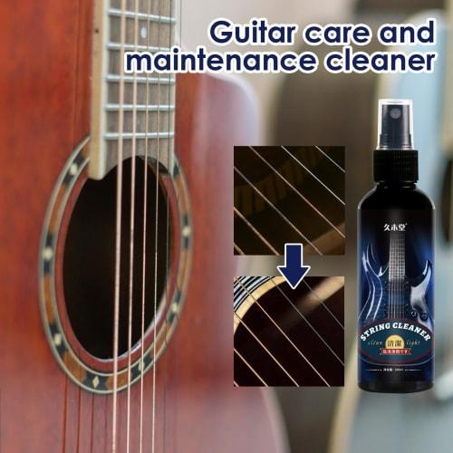 Guitar Polish Cleaner, 100ml Guitar Care & Maintenance Cleaner, Fingerboard String Oil, String Rust Remover Pen, Cleaning Tool, Decontamination Mainte