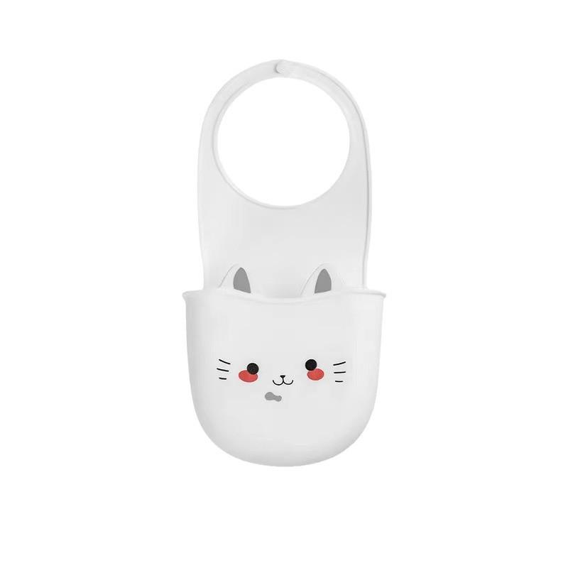 

Cute Cat Silicone Faucet Hanging Baskets, Kitchen Sink Caddy Organizer, Adorable Drain Storage Rack For Sponges And Scrubbers, Suitable For Most Taps 1PCS