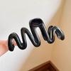 New Colorful Jelly Wave Hair Claw Hairpin Women Girls Fashion Design Korean Sweet Simple Irregular Hair Clip Headwear