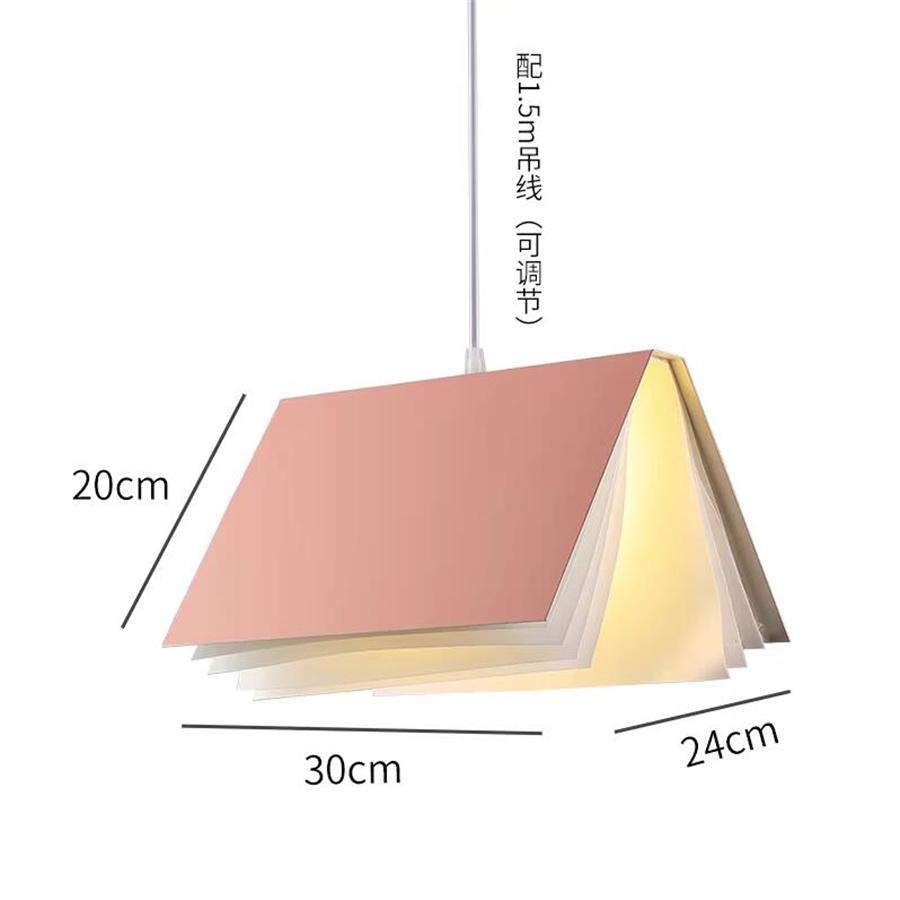 Modern Book Led Pendant Lights Luminaire Living Room Dining room Suspension Hanging Light Bedroom Bedside Pendant Lamp