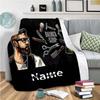Barber Customize Your Name Blanket Used For Chair Office Sofa Bed Camping Soft And Warm Giving Friends And Relatives Birthday Gifts Graduation Gifts