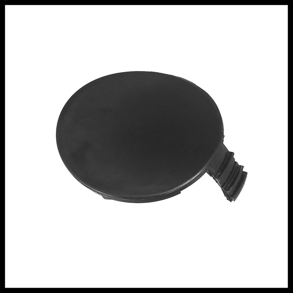 Black Front Right Bumper Tow Hook Towing Eye Cover Cap Replacement 52127-52909 for Toyota Yaris 2006-2008 Durable Material