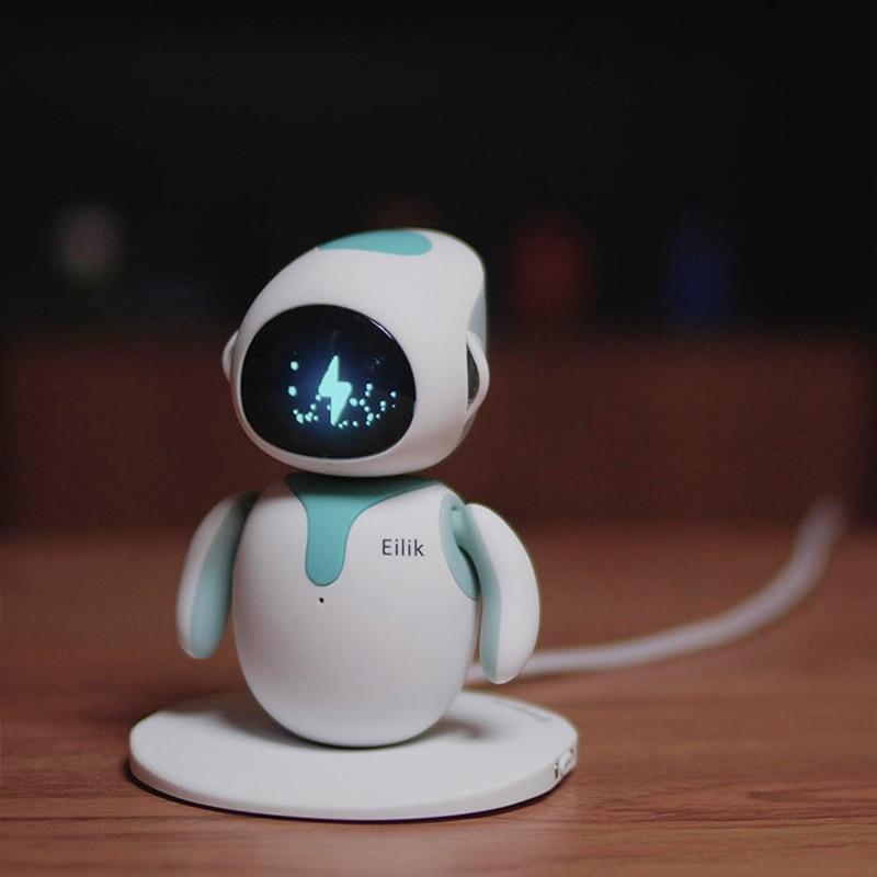 

Kids Eilik Эмоциональное взаимодействие Умный домашний питомец с технологией AI Маленький бот-компаньон с бесконечным весельем Умный робот-игрушка