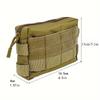 Outdoor Tool Kit, Camouflage Waist Bag, Multifunctional Coin Phone Bag