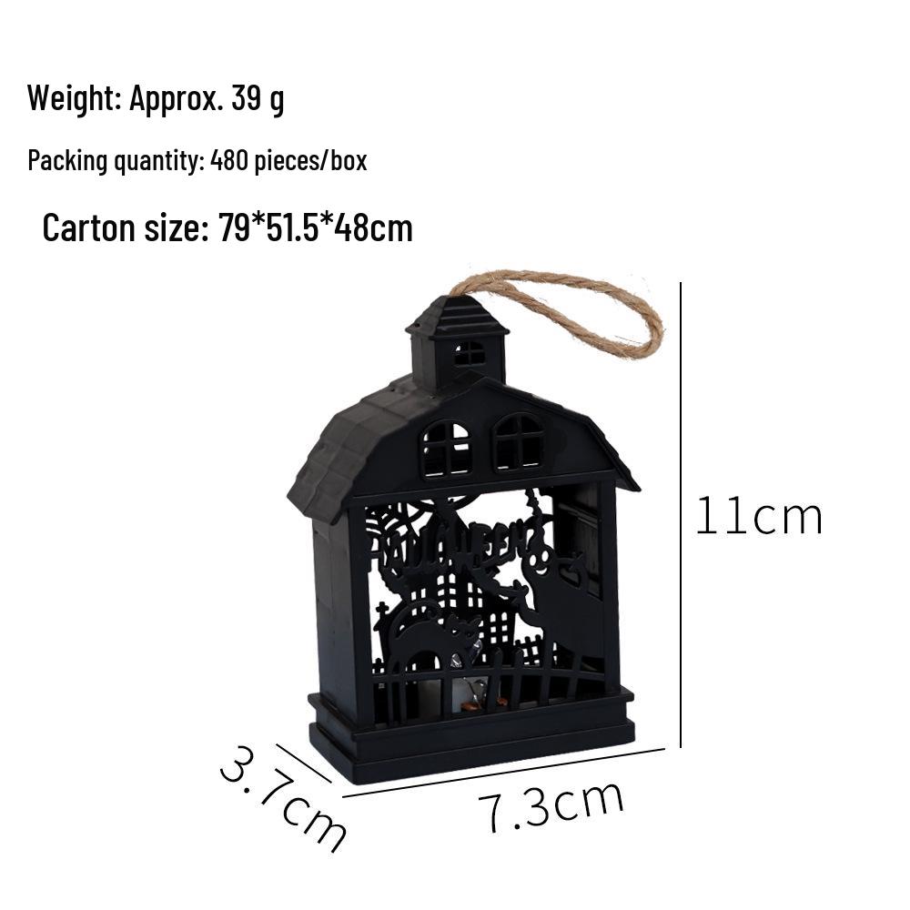 Halloween Skull Candle Lantern: Colorful Flashing Pumpkin Ghost Decoration