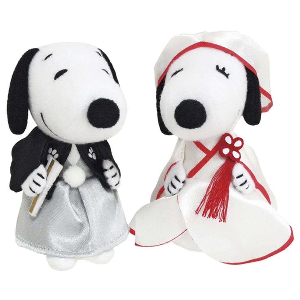 Yoshitoku Snoopy Wedding Mini Mascot Japanese Style 182560