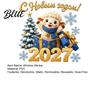 Decorative Stickers for Classroom Russian New Year Sheep Window Cling 2027, Removable PVC Static Sticker with Durable Home Accents Tree and Snowflake