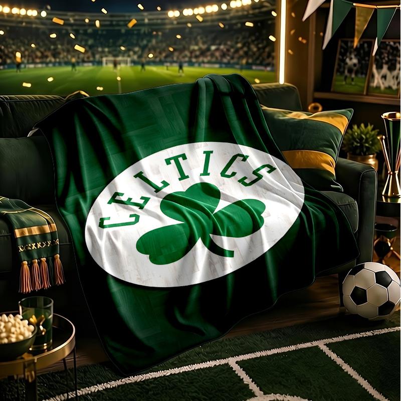 Boston Sports Icons Blanket Lightweight Flannel Bedding Blanket Perfect for Travel, Camping, Living Rooms, Offices, Sofas, Fan Christmas gift