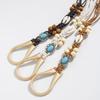 Boho Belt Knotted Ethnic Style Handmade Wooden Beads and Shells Women's Belt Leisure Vacation Style Exquisite Waist Rope