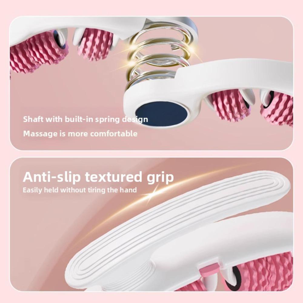 Ring-Beinclip-Rollenmassagegerät, Beinmassagegerät, Yoga-Fitnesshilfe, Bein-Schönheitsartefakt, 3 abnehmbare Teile