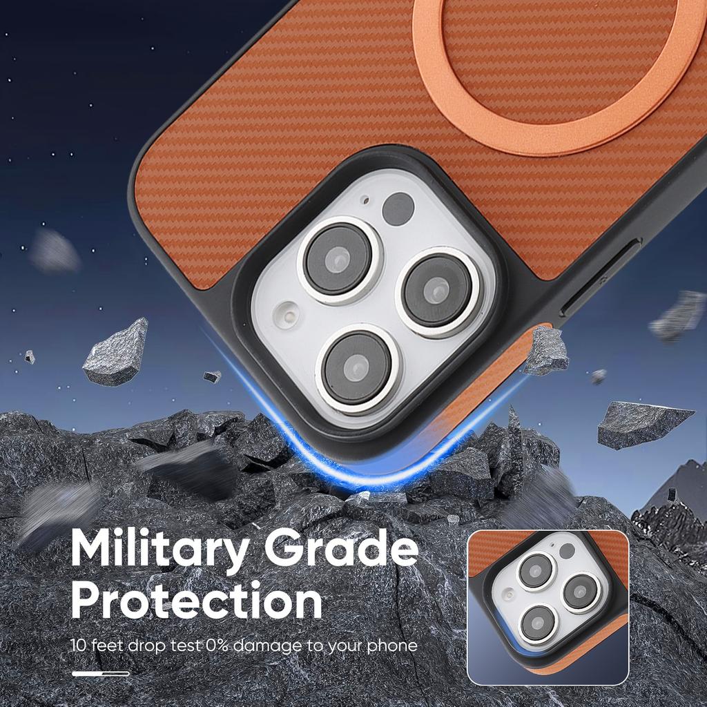 Magnetic Ring with Wireless Charging Phone Case for iPhone 16 Pro Max 17 Air 16E/15/14 Plus/13/12Pro Leather Flocking Back Cover